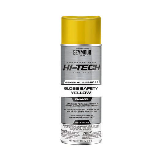 Hi-Tech Enamel Gloss Safety Yellow 16 Oz Can-0000160116-600