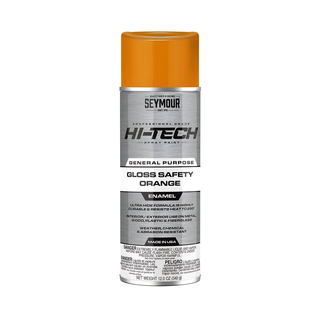 Hi-Tech Enamel Gloss Safety Orange 16 Oz Can-0000160120-598