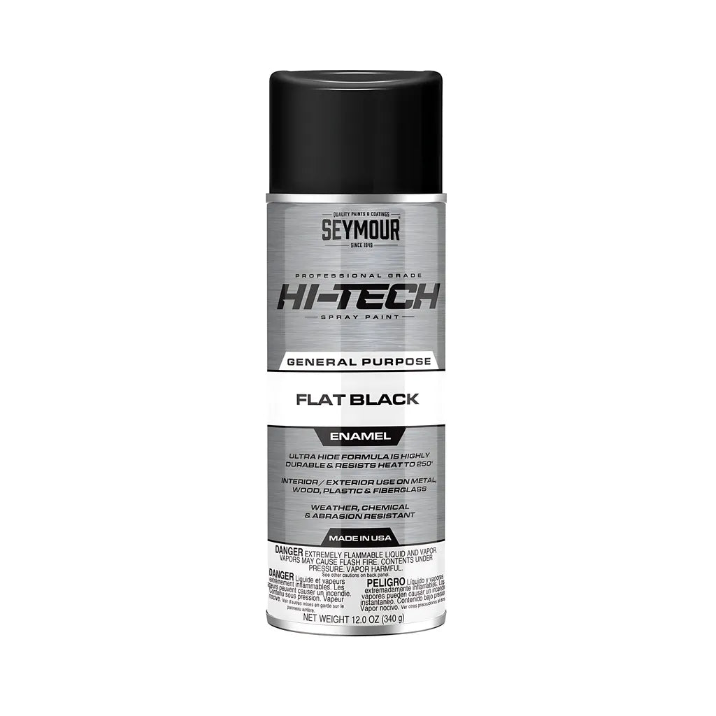 Hi-Tech Enamel Flat Black 16 Oz Can-0000160133-589