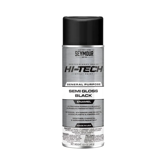 Hi-Tech Enamel Semi-Gloss Black 16 Oz Can-0000160139-604