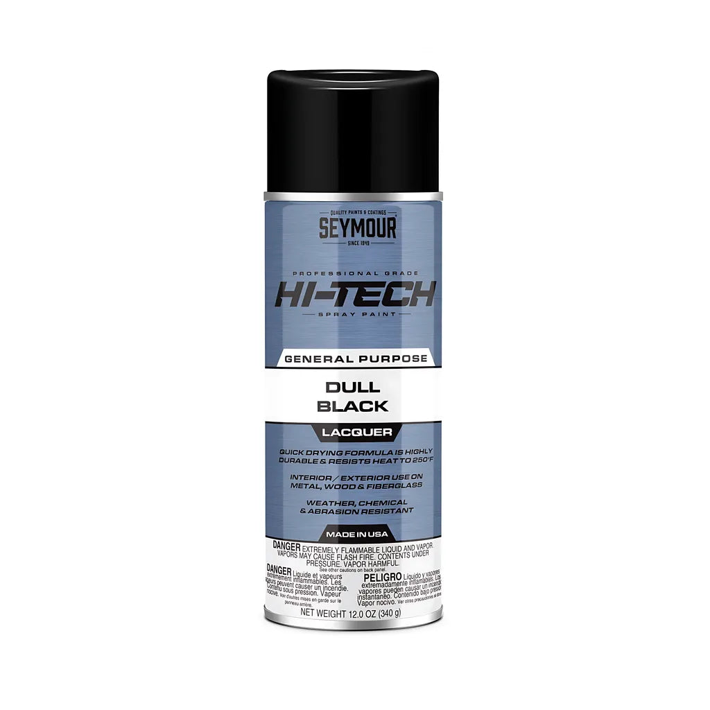 Hi-Tech Lacquer Dull Black 16 Oz Can-0000160806-623