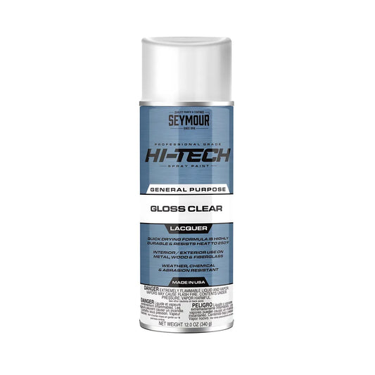 Hi-Tech Lacquer Gloss Clear Acrylic (U.V. Resistant) 16 Oz Can-0000160821-800