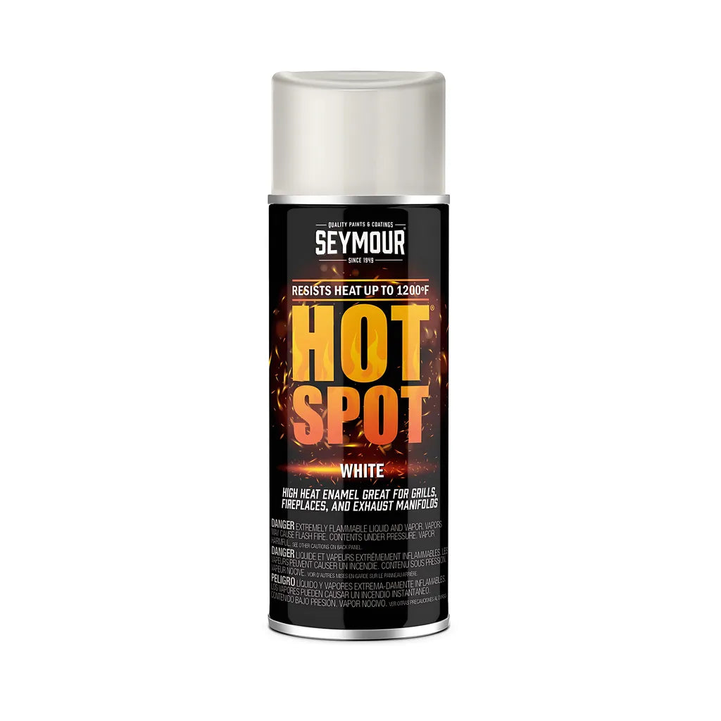 Hot Spot High Temperature Paint (1200 F) White 16 Oz Can-0000161202-631