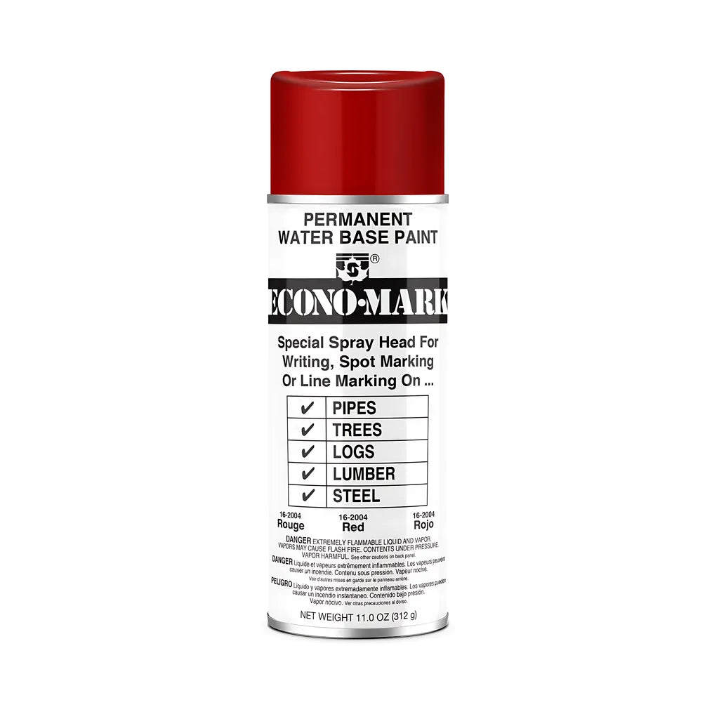 16 Oz Waterbase Economical Marking Paint Red-0000162004-396