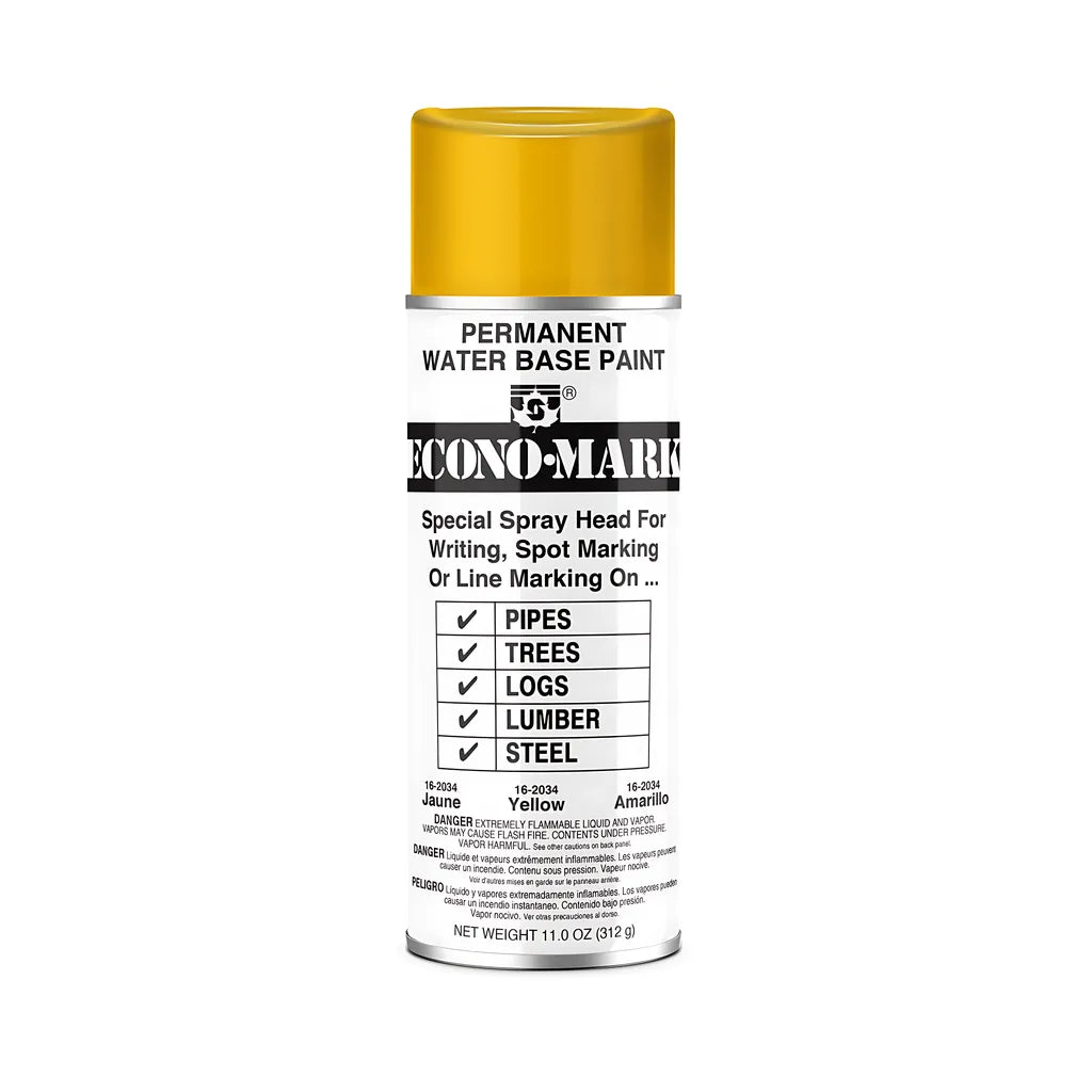 16 Oz Waterbase Economical Marking Paint Yellow-0000162034-398