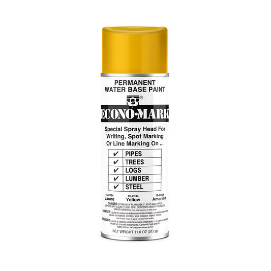 16 Oz Waterbase Economical Marking Paint Yellow-0000162034-398