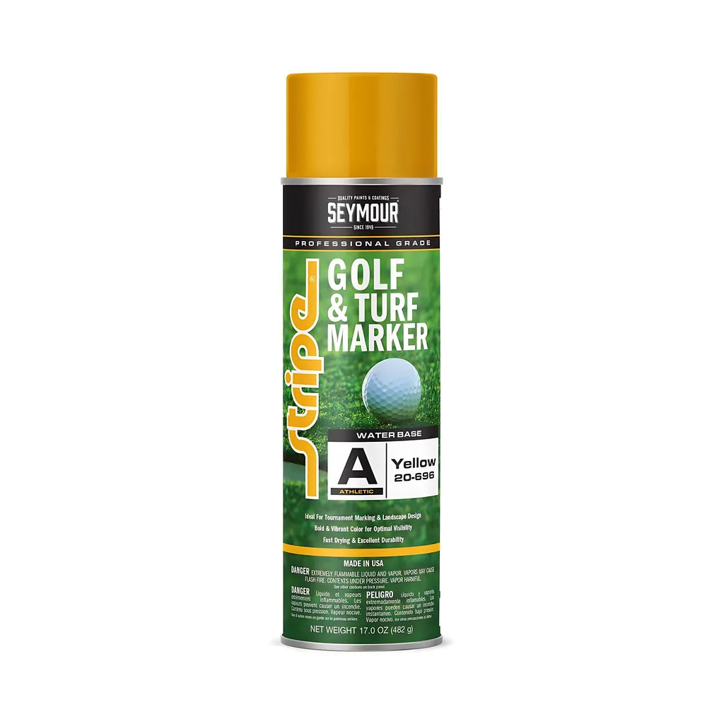 20 Oz Stripe Waterbase Golf / Turf Marker Classic Yellow-0000200696-462