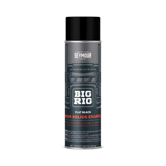 Big Rig Professional Coatings Flat Black 20 Oz. Can-0000201633-505