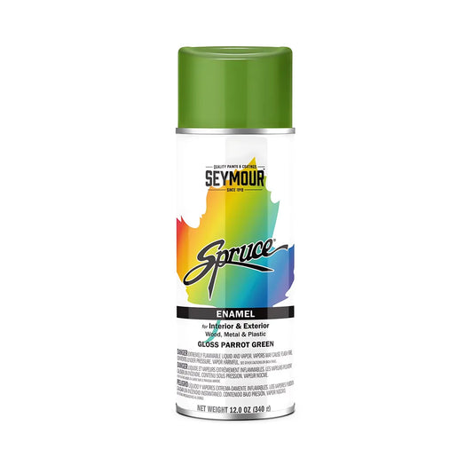 Spruce General Use Enamels Parrot Green (Semi-Gloss) 16 Oz Can-0000980081-734