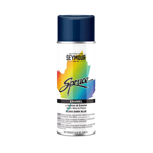 Spruce General Use Enamels Gloss Dark Blue 16 Oz Can-0000980087-723