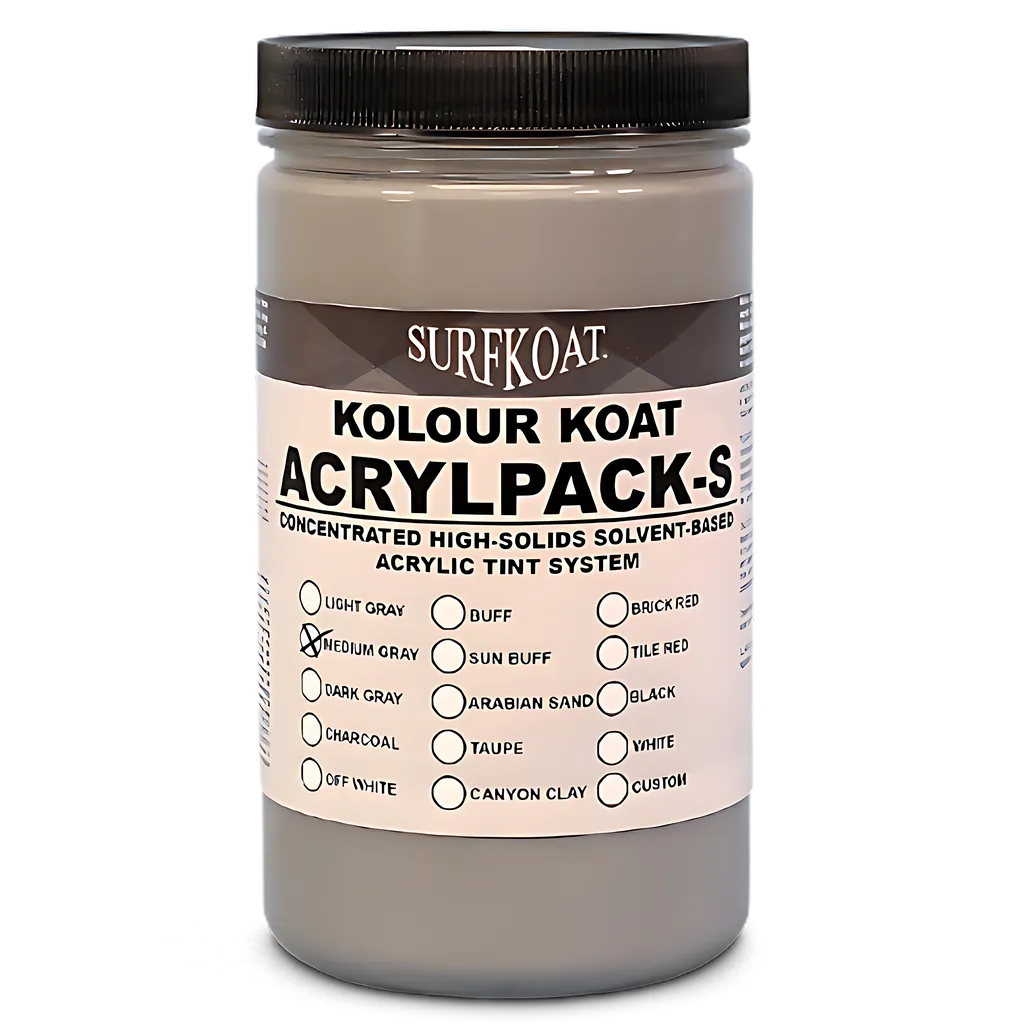 Surfkoat Acrylpack-S (Medium Gray) 1 Quart-005-ACP-02-1248