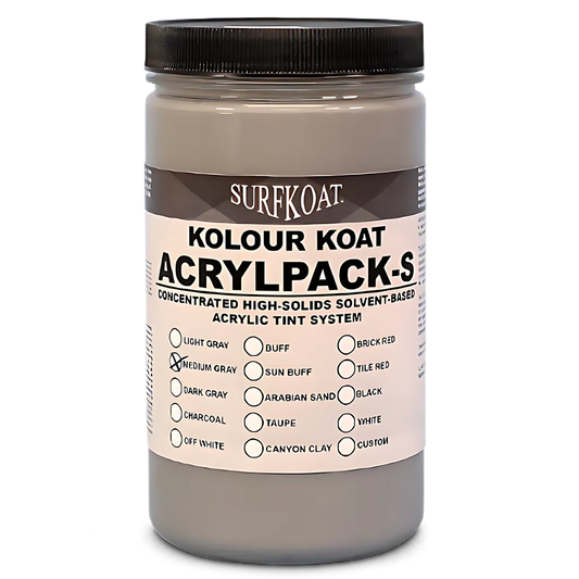 Surfkoat Acrylpack-S (Medium Gray) 1 Quart-005-ACP-02-1248