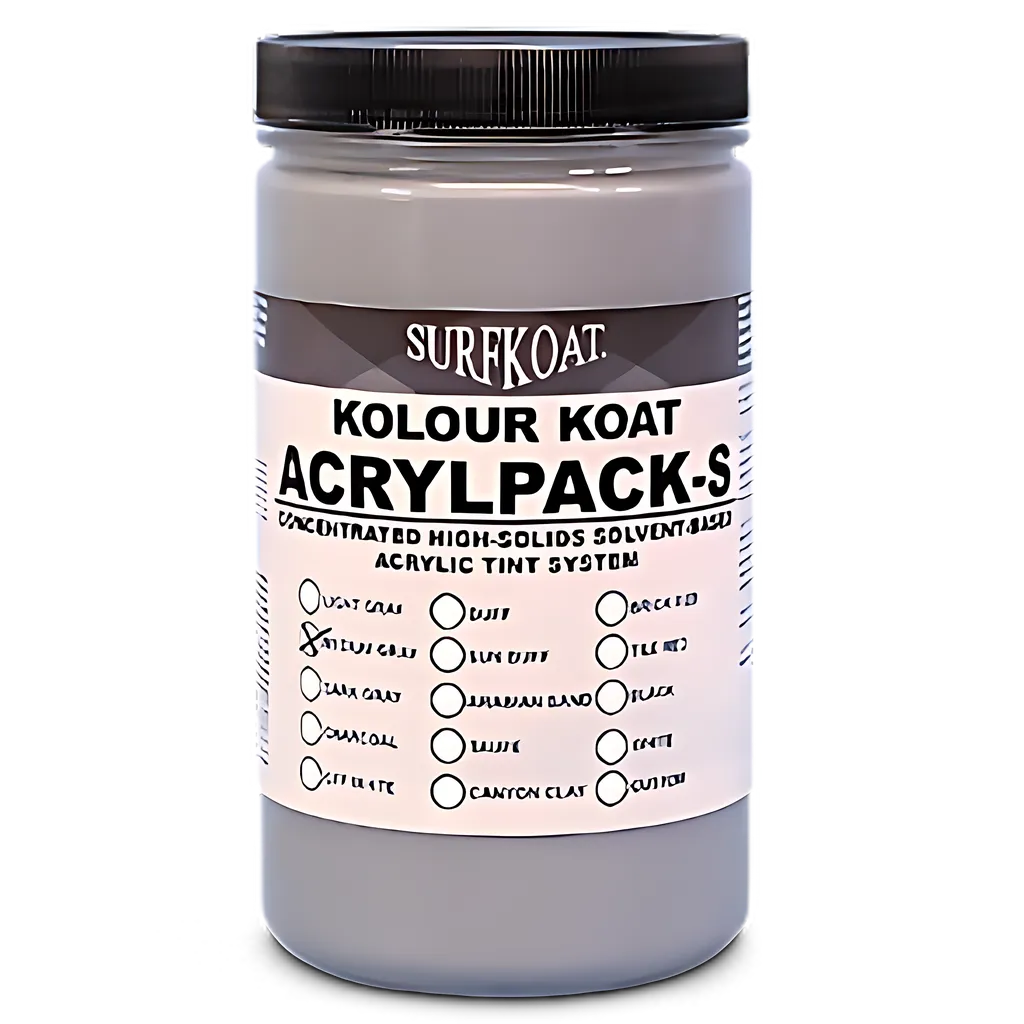 Surfkoat Acrylpack-S (Dark Gray) 1 Quart-005-ACP-03-1246