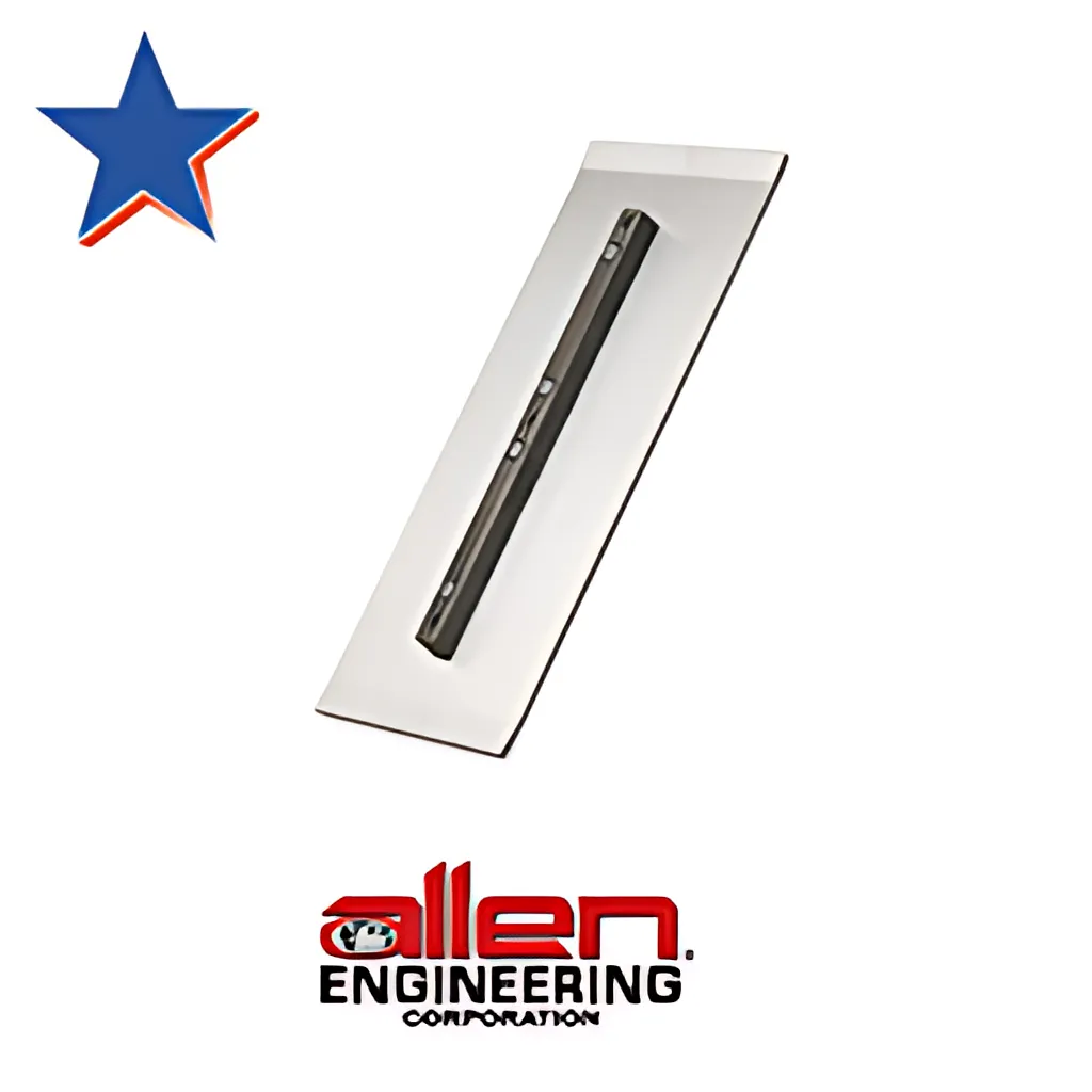 ALLEN 6" X 18" SILVER FINISHING TROWEL BLADE FOR FINISHING CONCRETE. - 015695-4