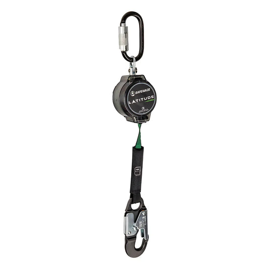 Latitude Pro 7' Single Web Srl-P: Triple Lock Carabiner, Alu Snap Hook 018-5009-6963