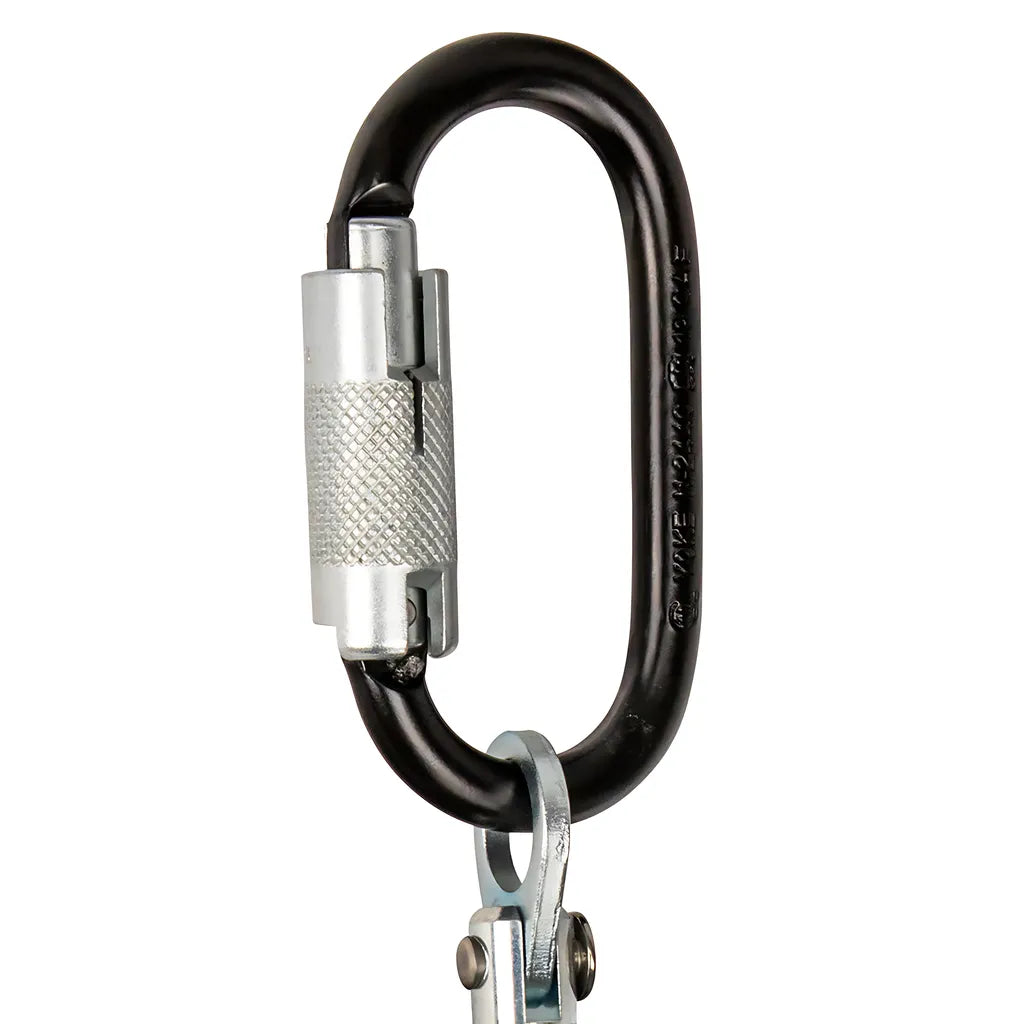 Latitude Pro 7' Single Web Srl-P: Triple Lock Carabiner, Alu Rebar Hook 018-5011-6970