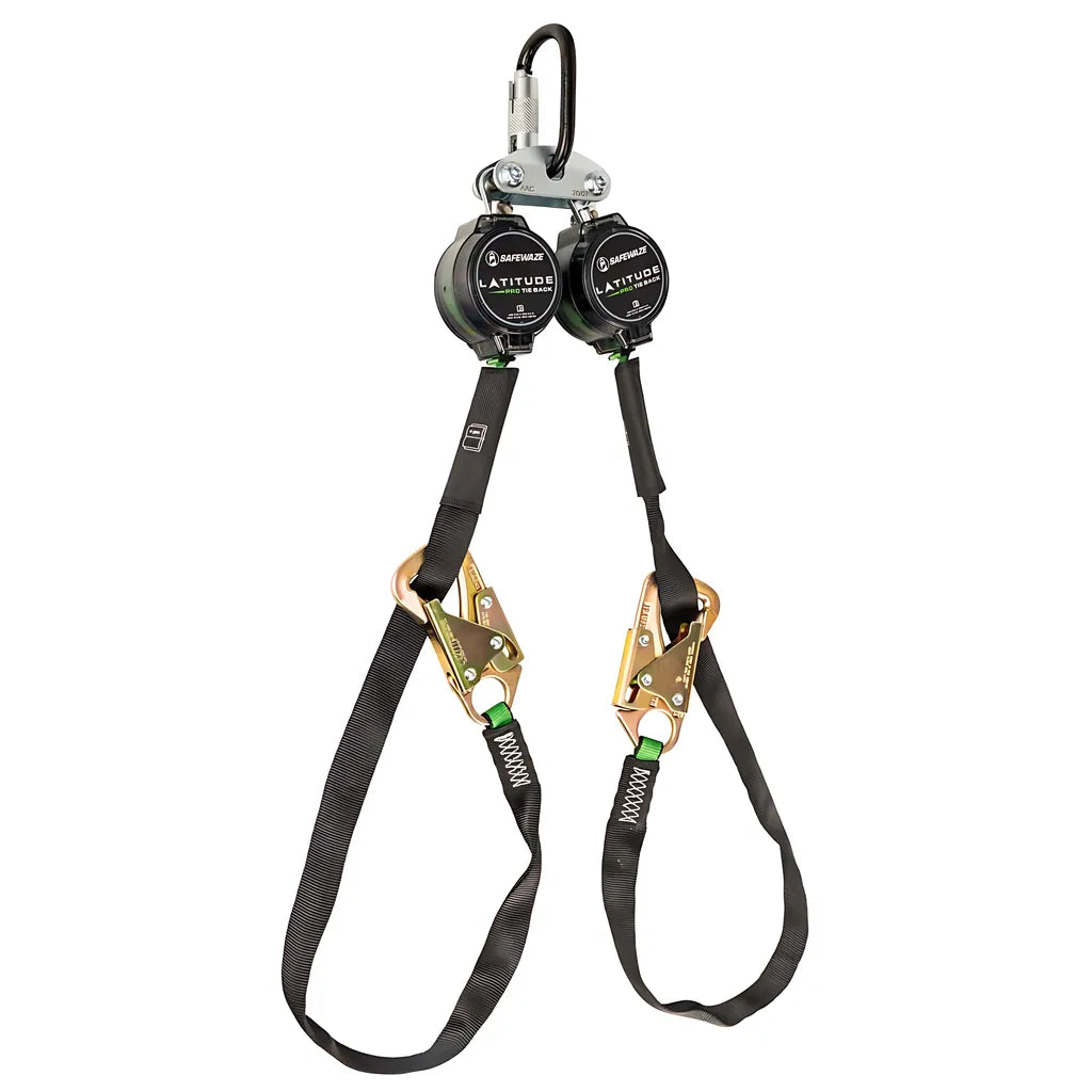 Latitude Pro Tie-Back 7' Dual Web Srl: Fs-Ex313, Triple Lock Carabiner, 40" Tie-Back 018-5034-7050