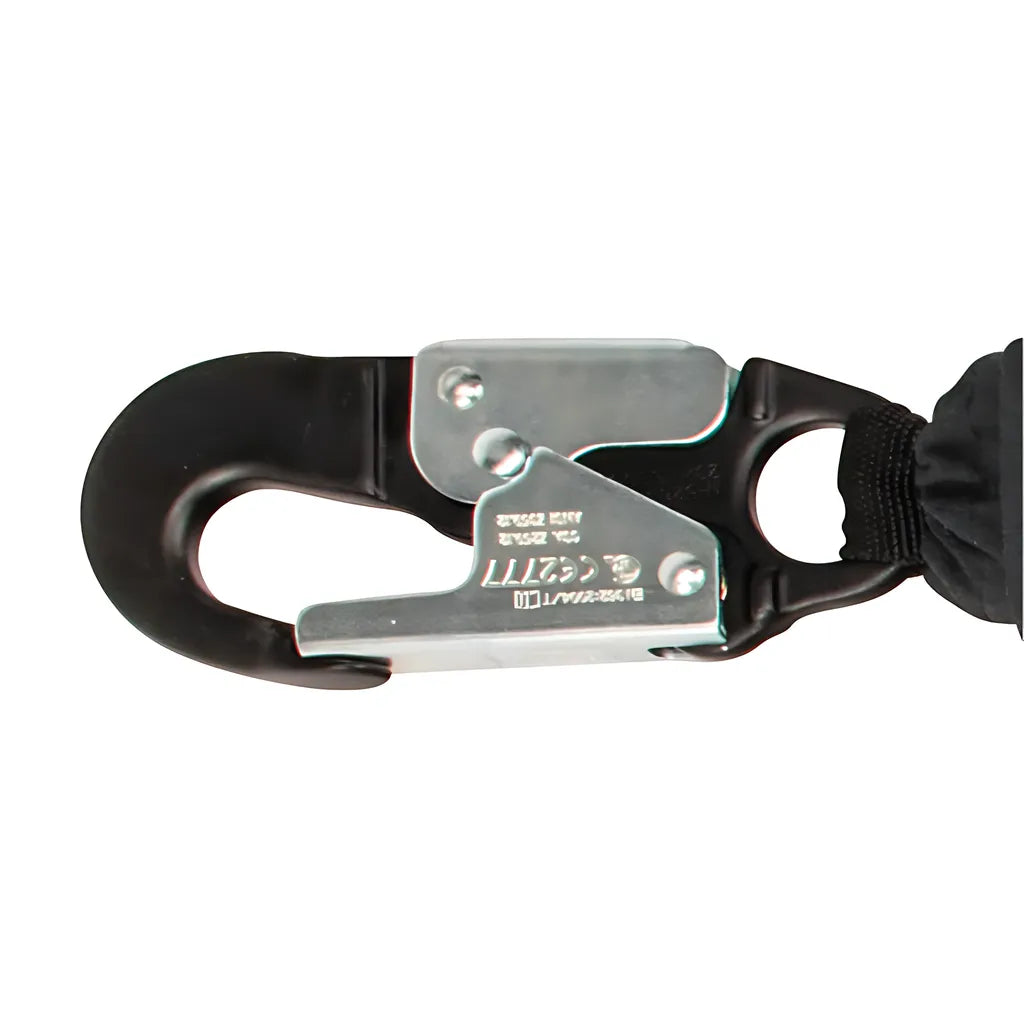 Arc Flash 6' Energy Absorbing Lanyard: Aramid, Dual Leg, Alu Rebar Hooks 020-2041-6750