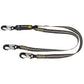 Arc Flash 6' Energy Absorbing Lanyard: Aramid, Dual Leg, Alu Snap Hooks 020-2043-6759