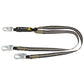 Arc Flash 6' Energy Absorbing Lanyard: Aramid, Dual Leg, Snap Hooks 020-2044-6763