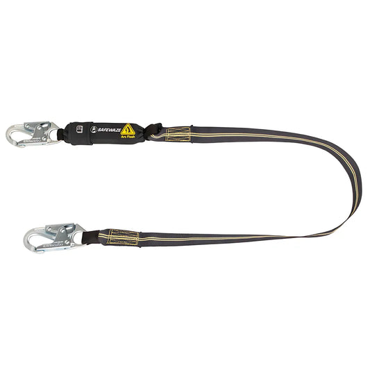 Arc Flash 6' Energy Absorbing Lanyard: Aramid, Snap Hook 020-2045-6767