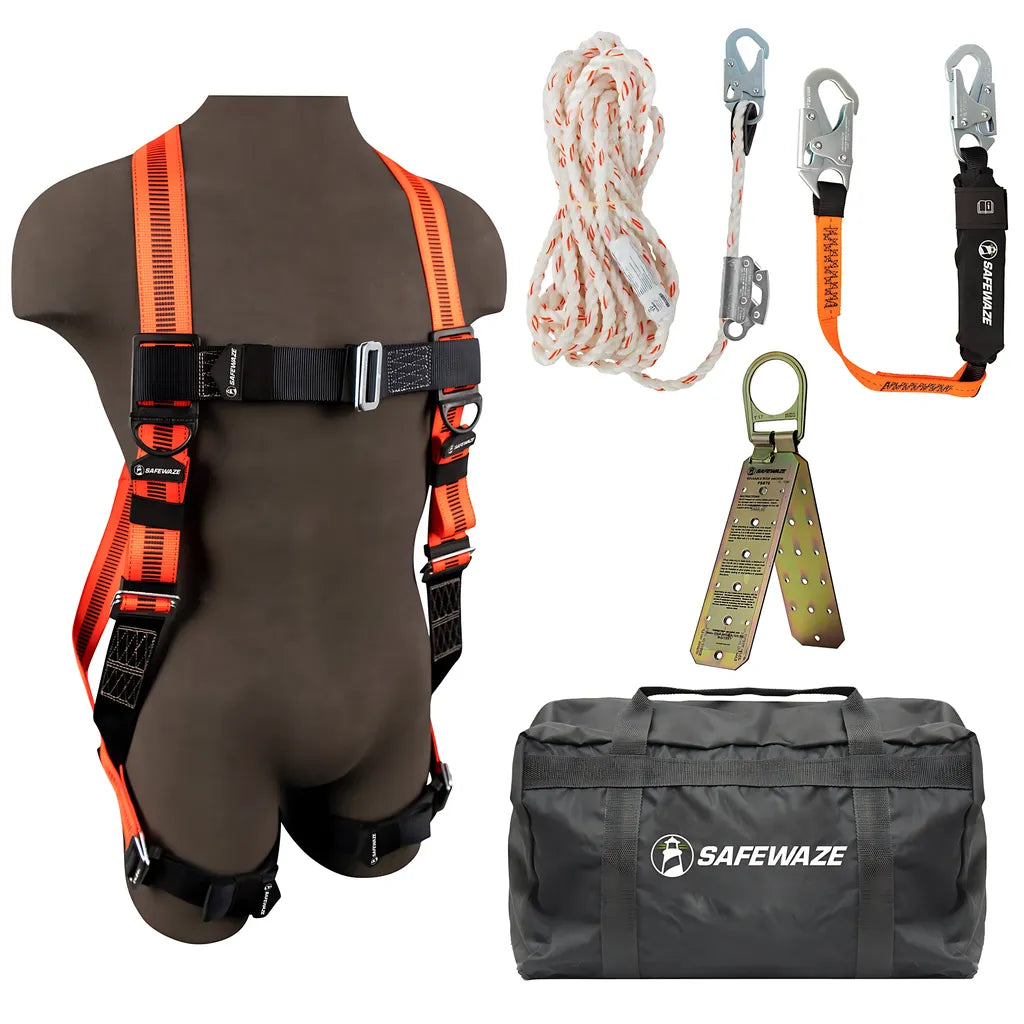 V-Line Bag Roof Kit: Fs99280-E Harness, 018-7003 Vll, Fs88560-E3 Lanyard, Fs870 Anchor, Fs8175 Bag 020-3063-7575