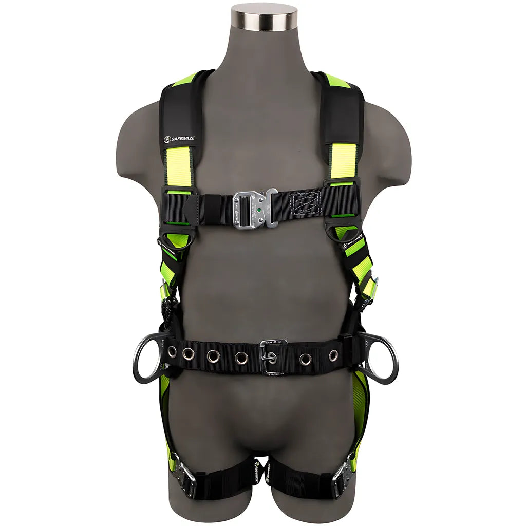 Pro Construction Harness: 3D, Qc Chest/Legs 021-1449-5973