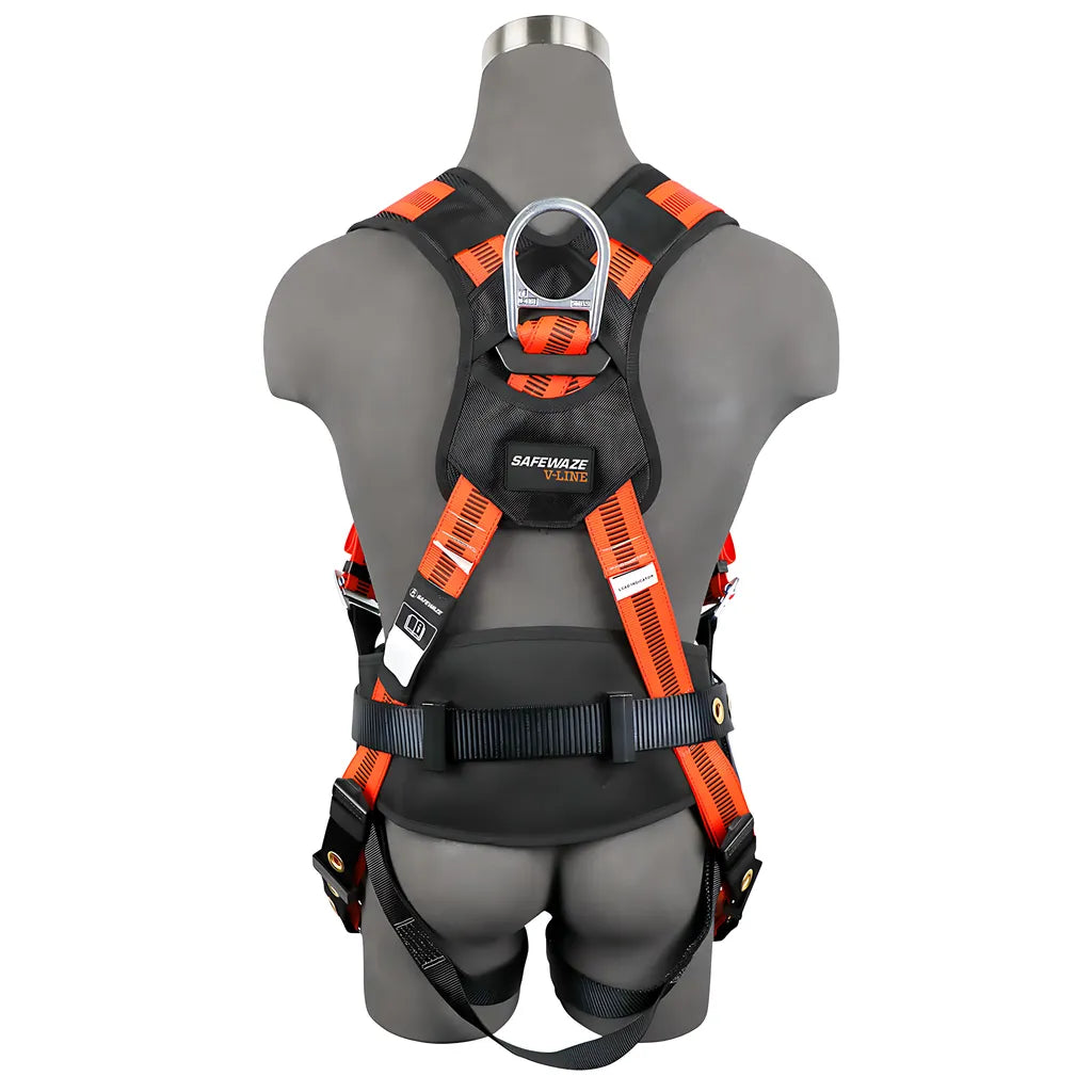 V-Line Construction Harness: 3D, Qc Chest, Tb Legs 021-1617-6130