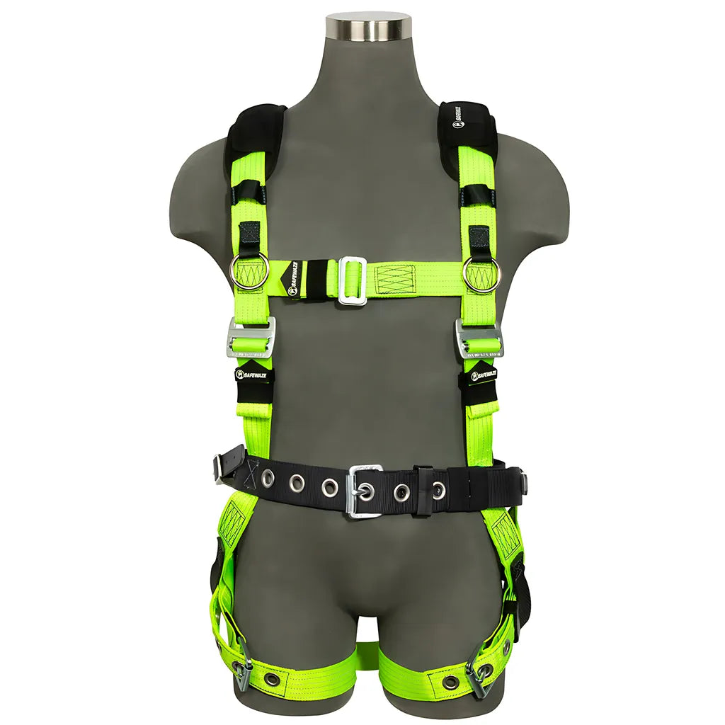 Reflective Full Body Harness: 1D, Mb Chest, Tb Legs, Mining Belt 021-1810-6470