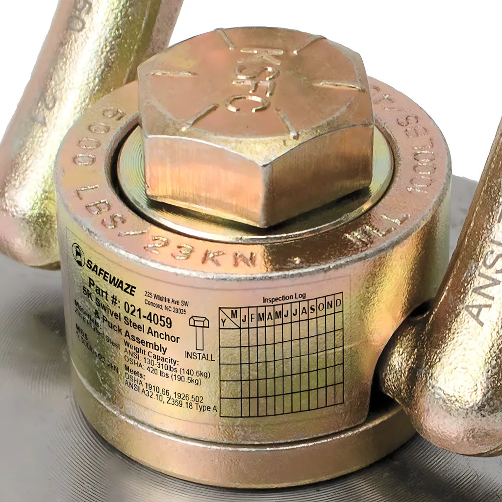 5K Swivel Steel Anchor & Puck Assembly 021-4059-5590
