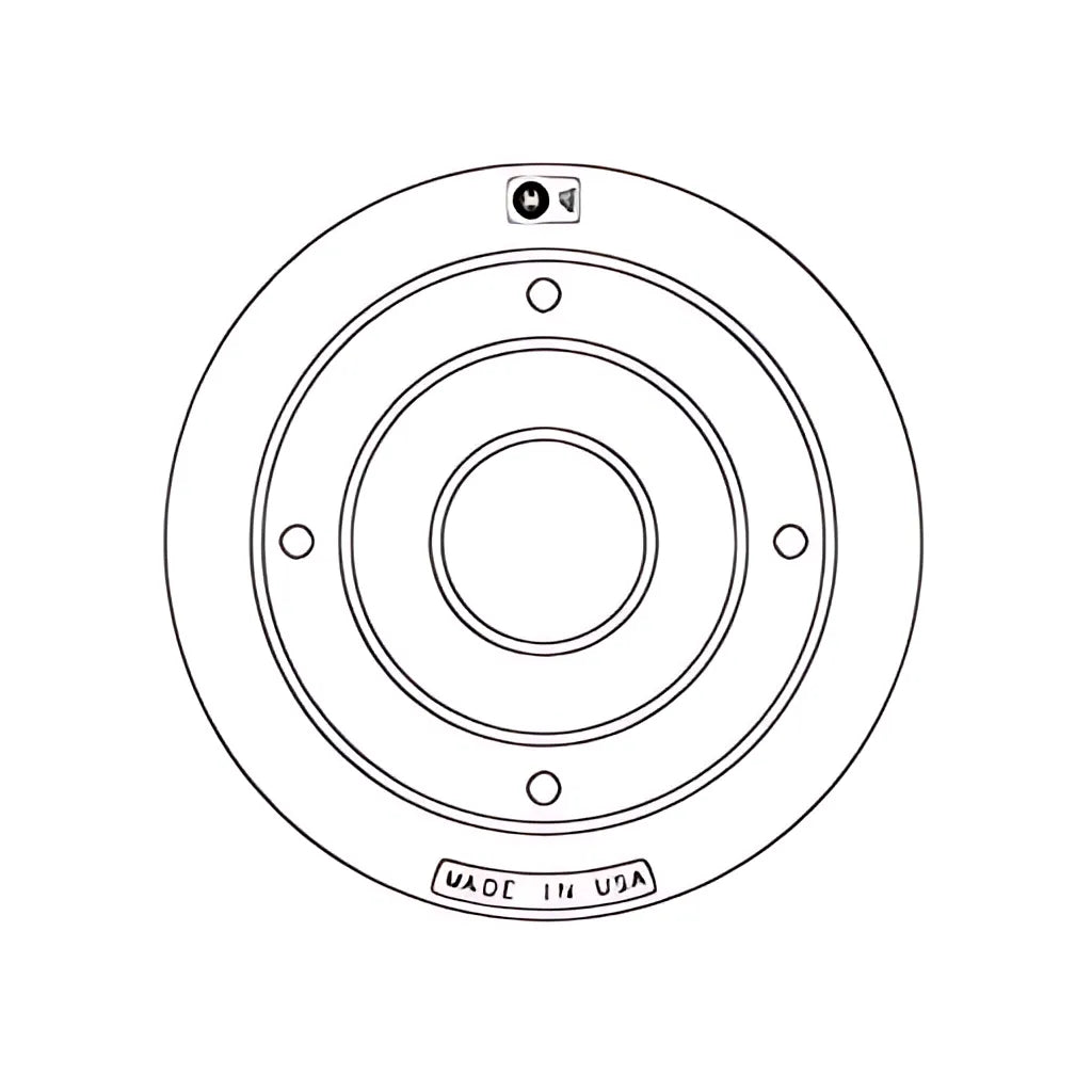 Ej G1860 4"H Top Flange Manhole Frame, Non-Traffic