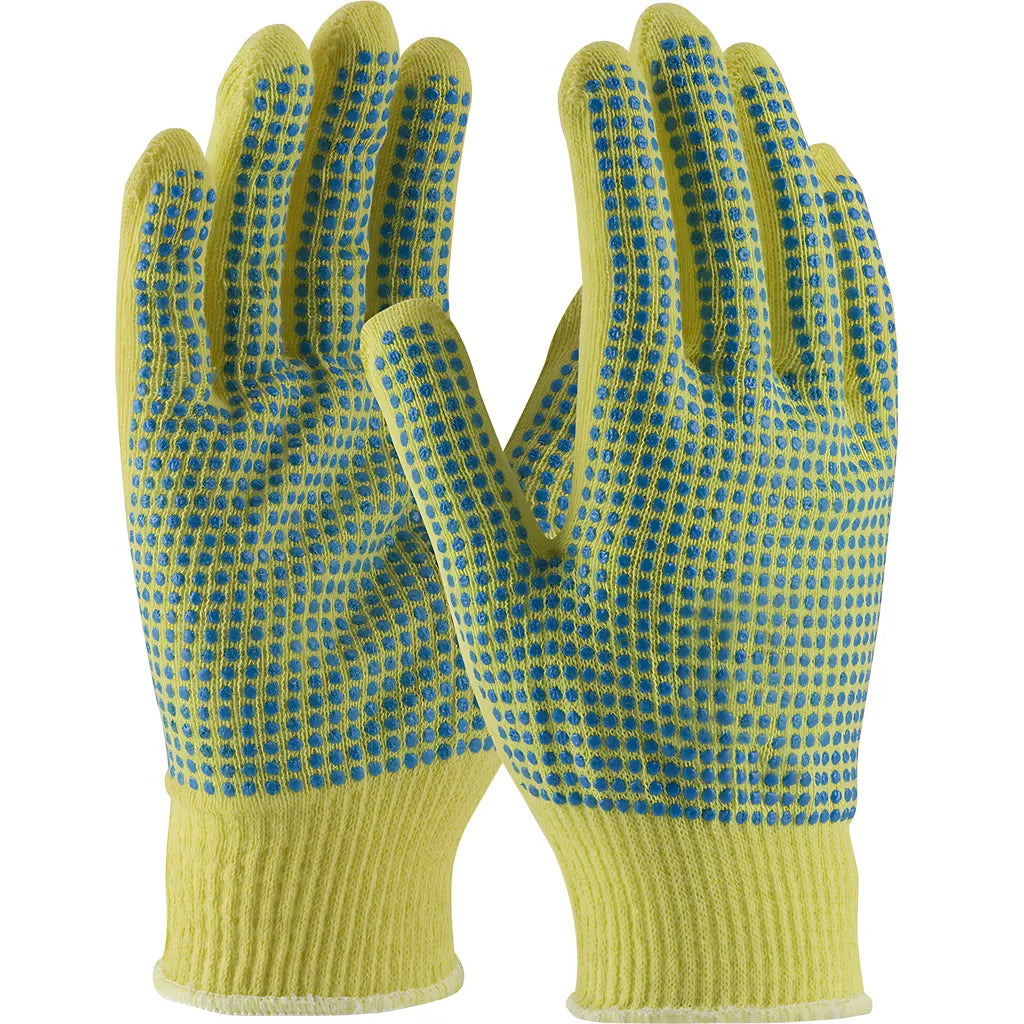 Kut Gard 08-K200Pdd/L Seamless Knit Dupont Kevlar Glove With Double-Sided Pvc Dot Grip - Light Weight 08-K200PDDL-7795