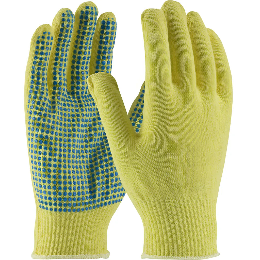 Kut Gard 08-K200Pd/L Seamless Knit Dupont Kevlar Glove With Pvc Dot Grip - Light Weight 08-K200PDL-7789