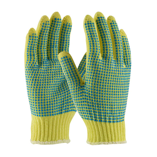 Kut Gard 08-K300Pdd/L Seamless Knit Dupont Kevlar Glove With Double-Sided Pvc Dot Grip - Medium Weight 08-K300PDDL-7818