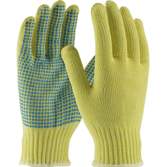 Kut Gard 08-K300Pd/L Seamless Knit Dupont Kevlar Glove With Pvc Dot Grip - Medium Weight 08-K300PDL-7806