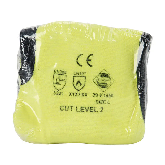 G-Tek 09-K1450V/L Seamless Knit Dupont Kevlar / Elastane Glove With Nitrile Coated Smooth Grip On Palm & Fingers - Vend-Ready 09-K1450VL-7918