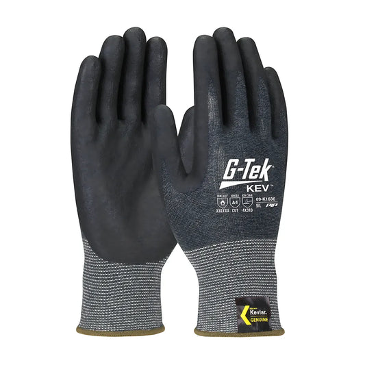 G-Tek 09-K1630/Xxl Seamless Knit Dupont Kevlar Blended Glove With Nitrile Coated Foam Grip On Palm & Fingers 09-K1630XXL-7940