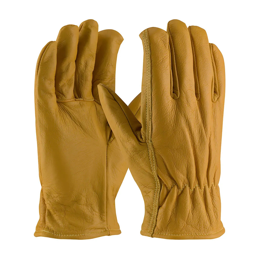 Kut Gard 09-K3700/L Top Grain Goatskin Leather Drivers Glove With Kevlar Lining - Straight Thumb 09-K3700L-7962