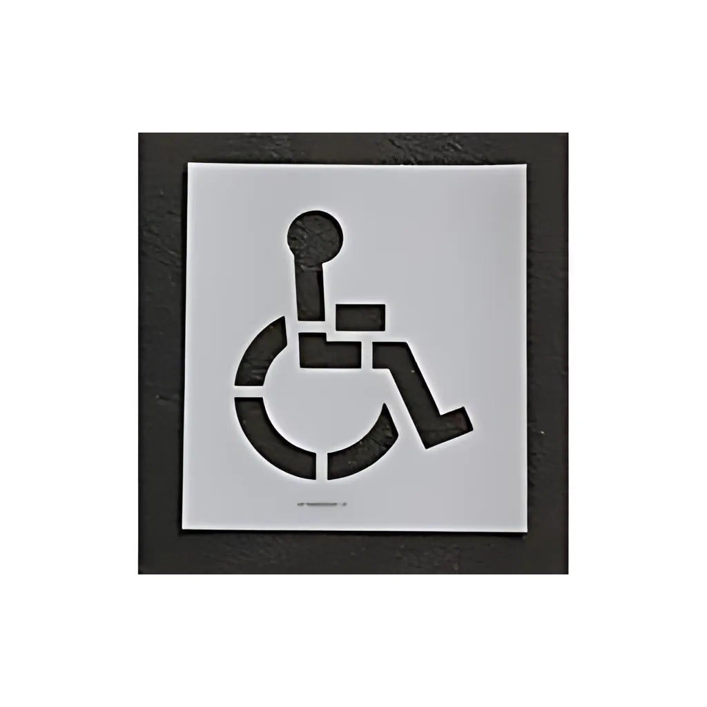 24" X 24" Reusable Handicap Symbol Stencil-0Z05020000-472