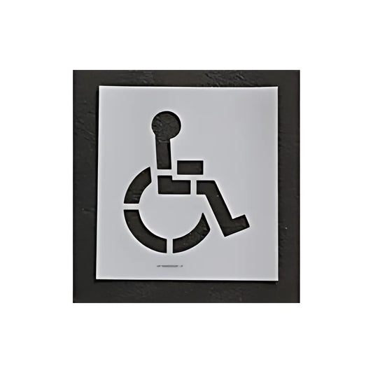 48" X 48" Reusable Handicap Symbol Stencil-0Z05030000-479