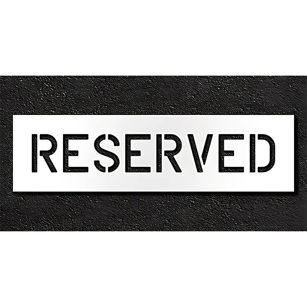 3" Reusable Reserved Stencil-0Z05060000-477