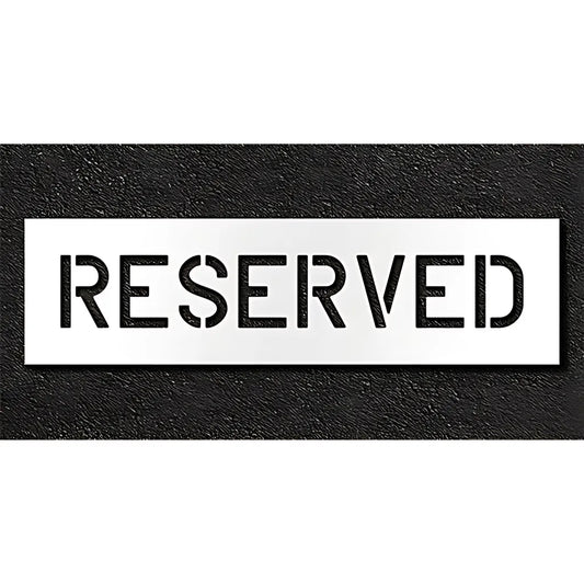 3" Reusable Reserved Stencil-0Z05060000-477