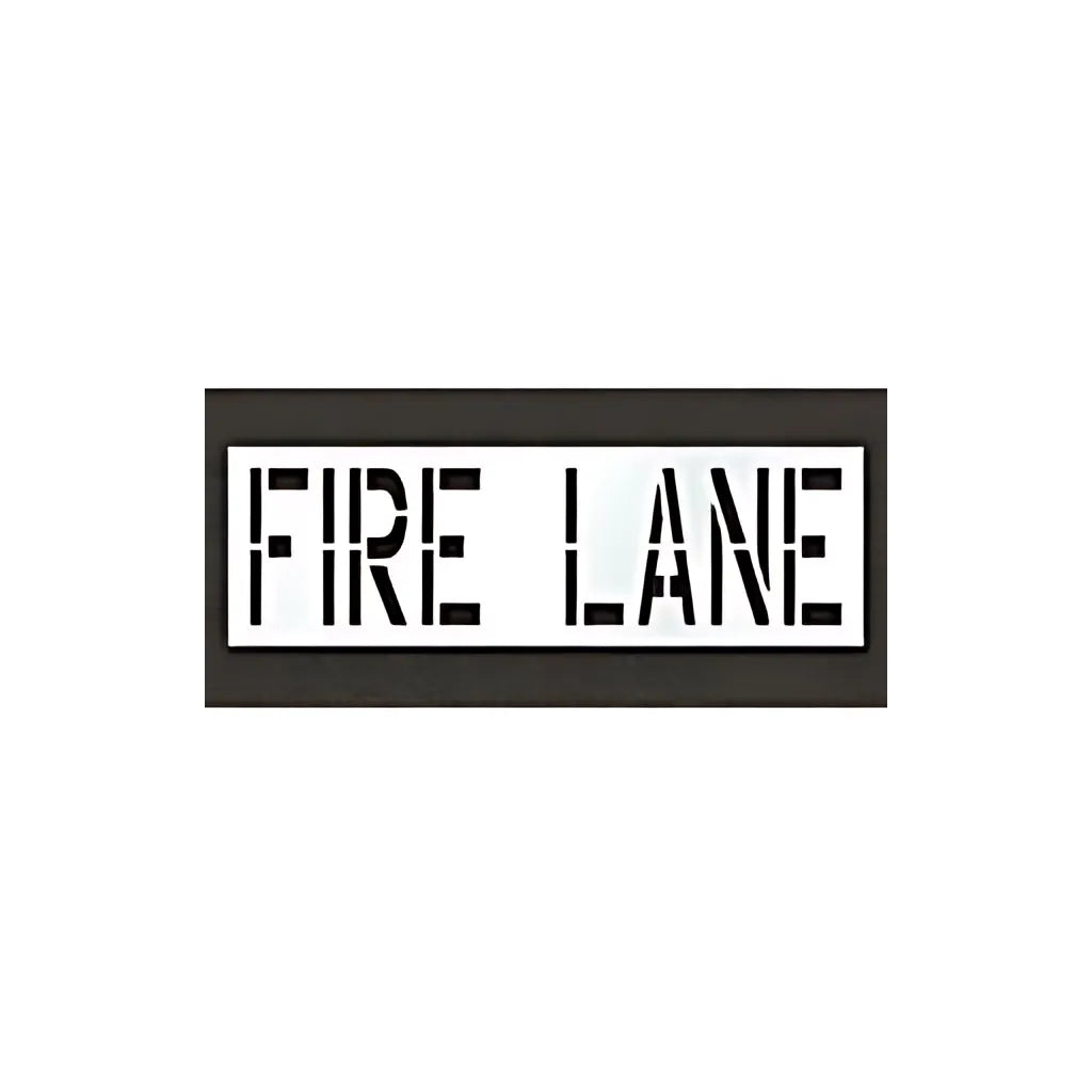 3" Reusable Firelane Stencil-0Z05070000-474