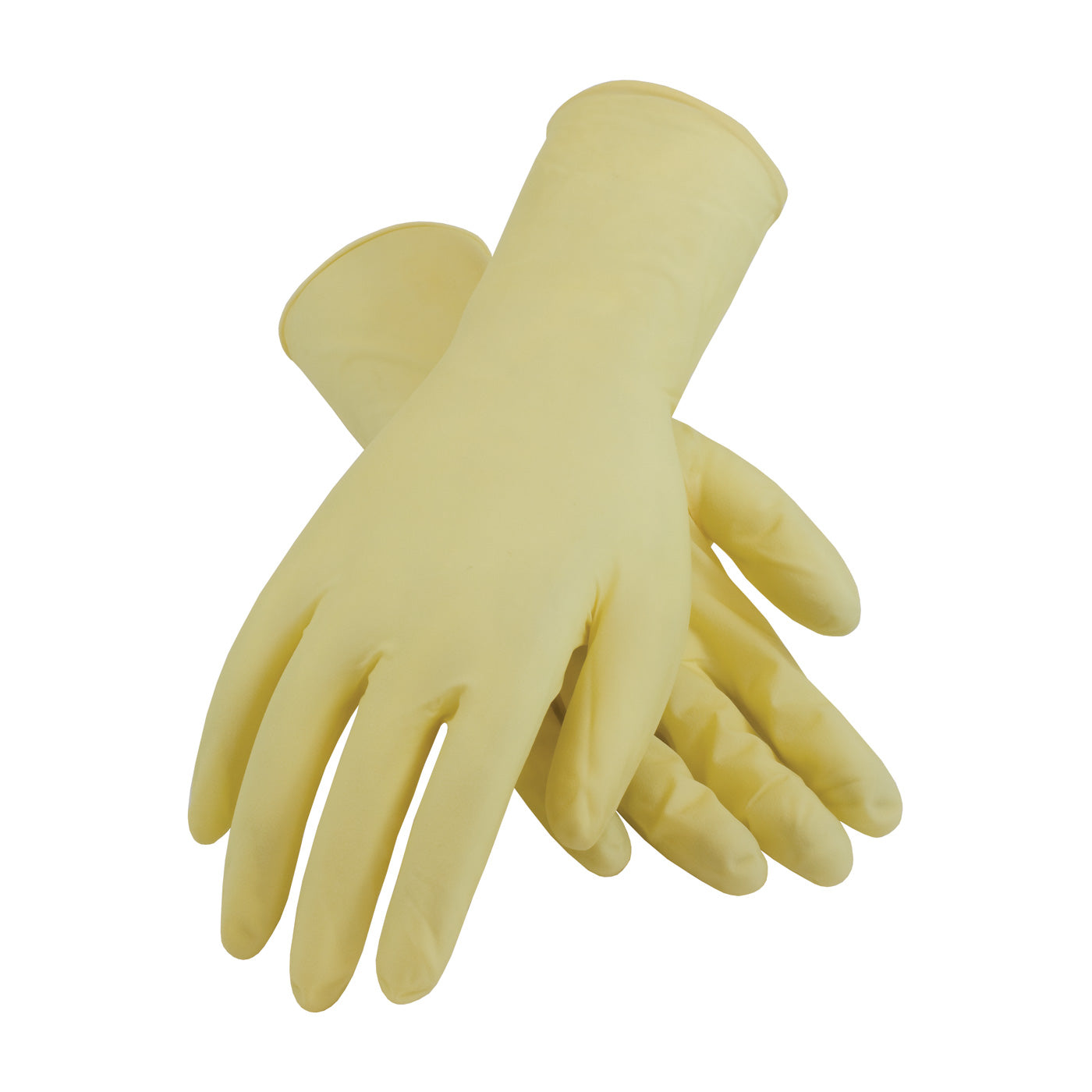 CleanTeam 100-323000/XL Single Use Class 100 Cleanroom Latex Glove with Fully Textured Grip - 12"