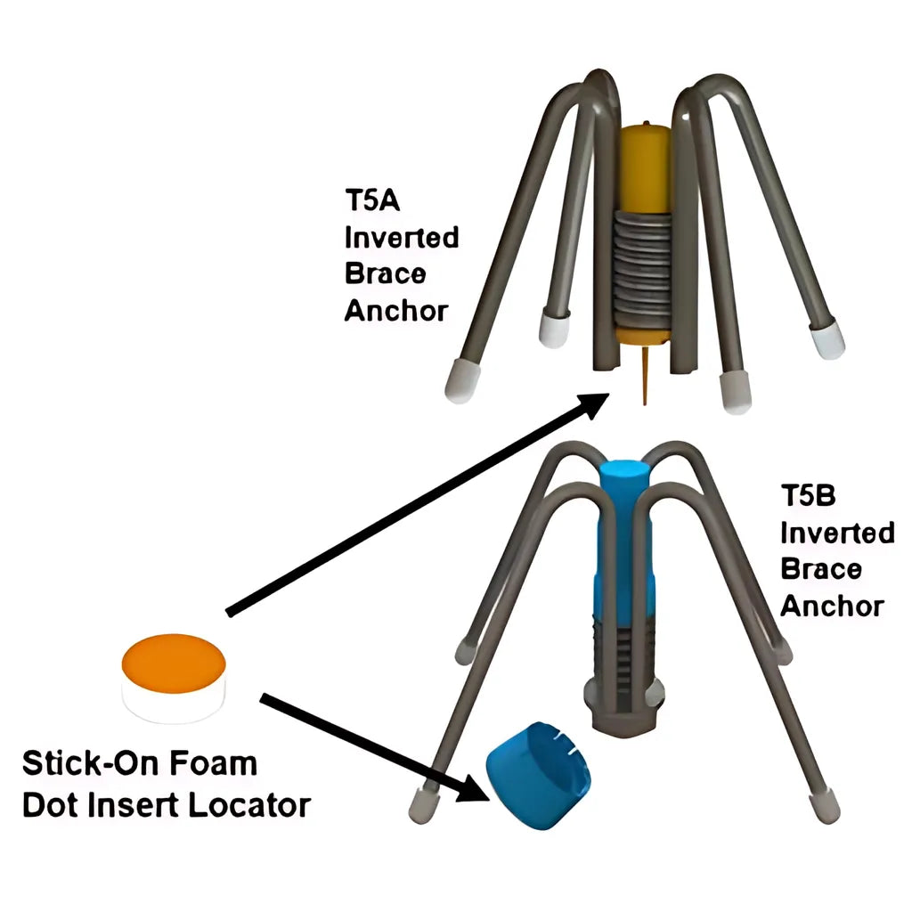 Stick-On Foam Dot Insert Locator 100670-7