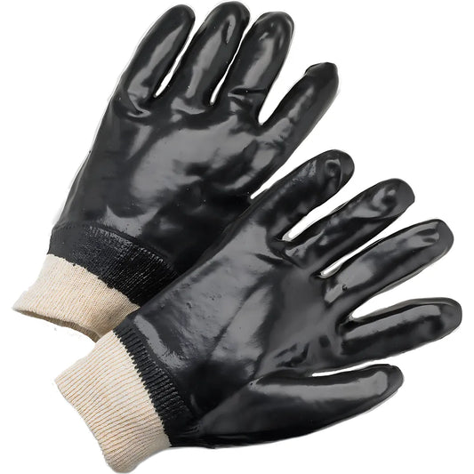 West Chester 1007 Pvc Dipped Glove With Interlock Liner And Smooth Finish - Knit Wrist 1007-8035