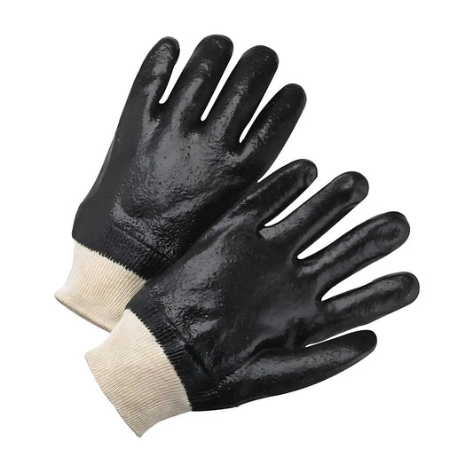 West Chester 1007R Pvc Dipped Glove With Interlock Liner And Semi-Rough Finish -        Knit Wrist 1007R-8036