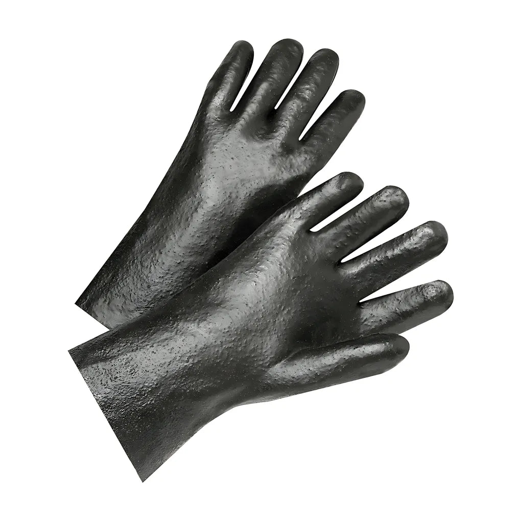 West Chester 1017R Pvc Dipped Glove With Interlock Liner And Semi-Rough Finish  -  10" Length 1017R-8080