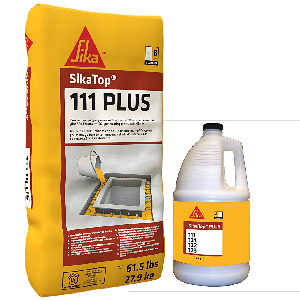 Sikatop 111 Plus - 2-Component, Anti-Corrosion, Repair Mortar-Must Order In Full Pallets