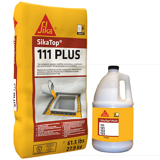 Sikatop 111 Plus - 2-Component, Anti-Corrosion, Repair Mortar-Must Order In Full Pallets